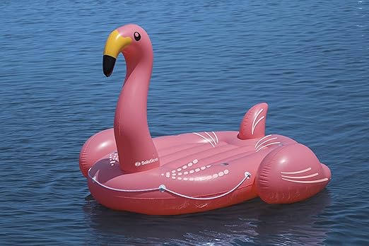huge inflatable flamingo