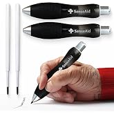 Fat Heavy Weighted Pens (2 Pack) | Large Grip Pens For Arthritis &amp; Tremors | Super Big Pens Essential Writing Aid For Parkinson's &amp; Carpal Tunnel Hands