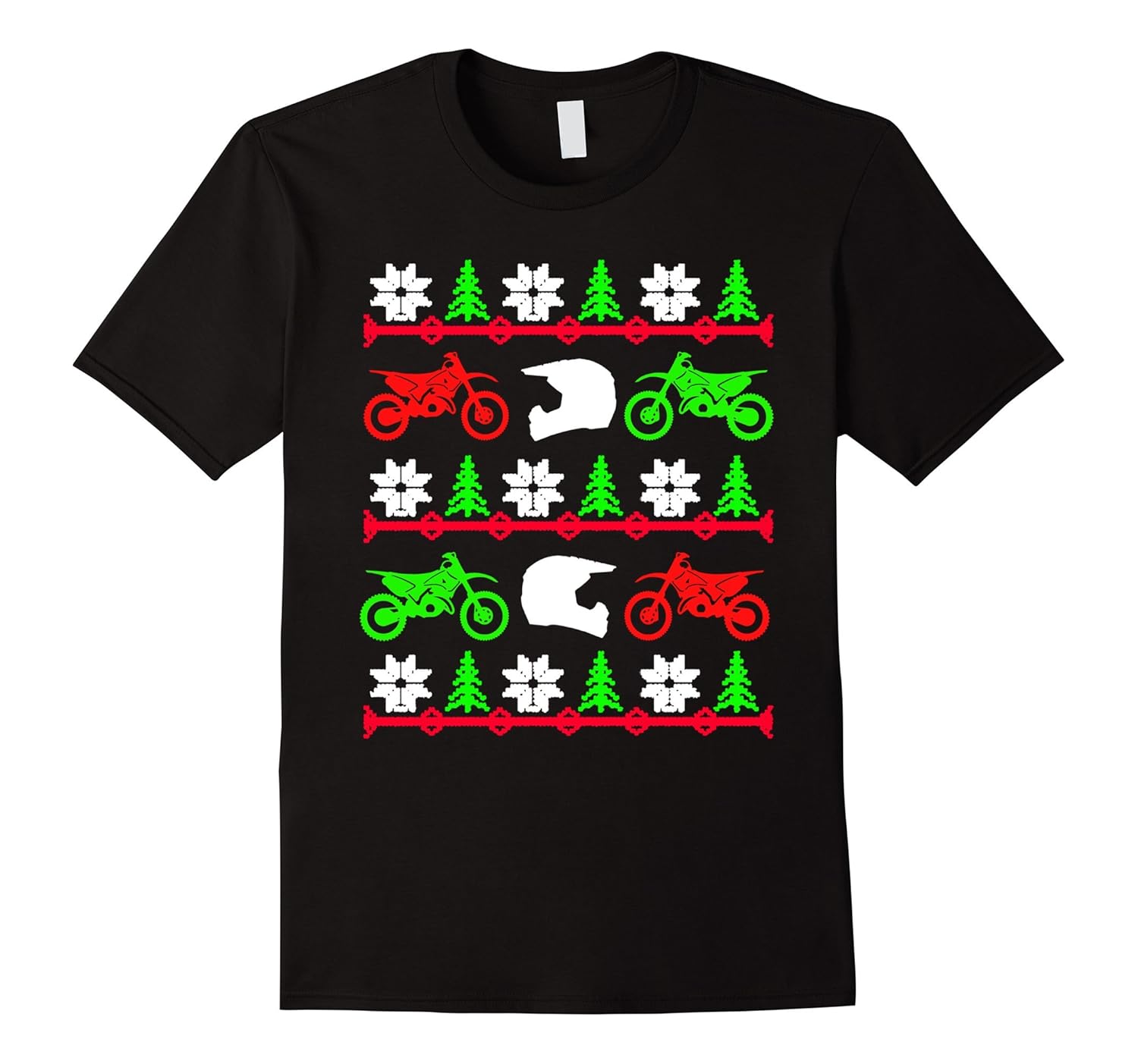 Christmas motocross dirtbike shirt gift-ANZ