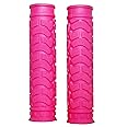 Grips - Fito Closed-end Rubber Handlebar Grips - Pink, for Beach Cruiser Bike, Fixie Fixed Gear Bike, Road Bikes, BMX Bikes, Mountain Bicycles Handle bar.