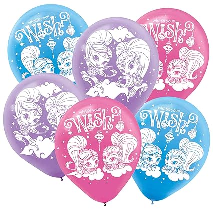 Shimmer and Shine Latex Balloons (6ct)