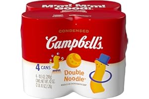 CAMPBELL'S Campbell’s Condensed Kids Double Noodle Soup, 10.5 oz Can (4 Pack)