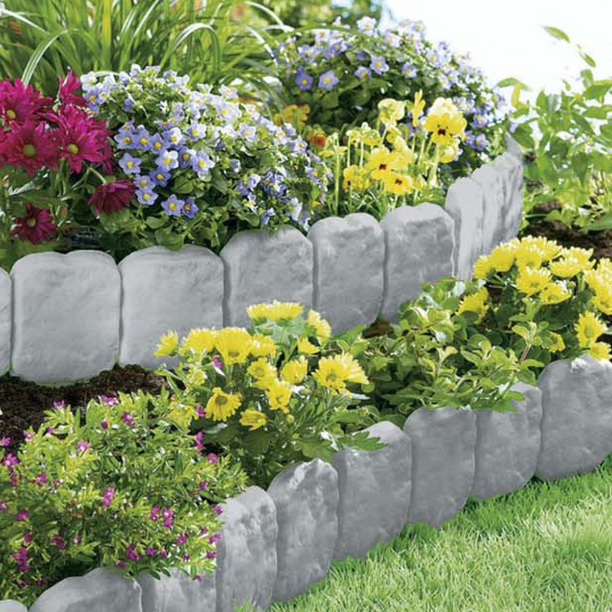 Stone Slab Garden Border Edgings