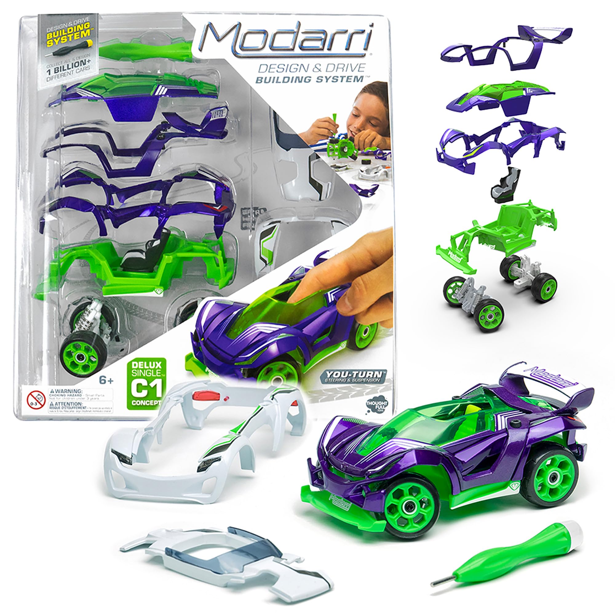 Modarri 1160-01 Car Kit Green/Purple