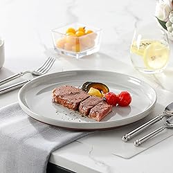 MALACASA Plates and Bowls Sets, 18 Pieces Modern