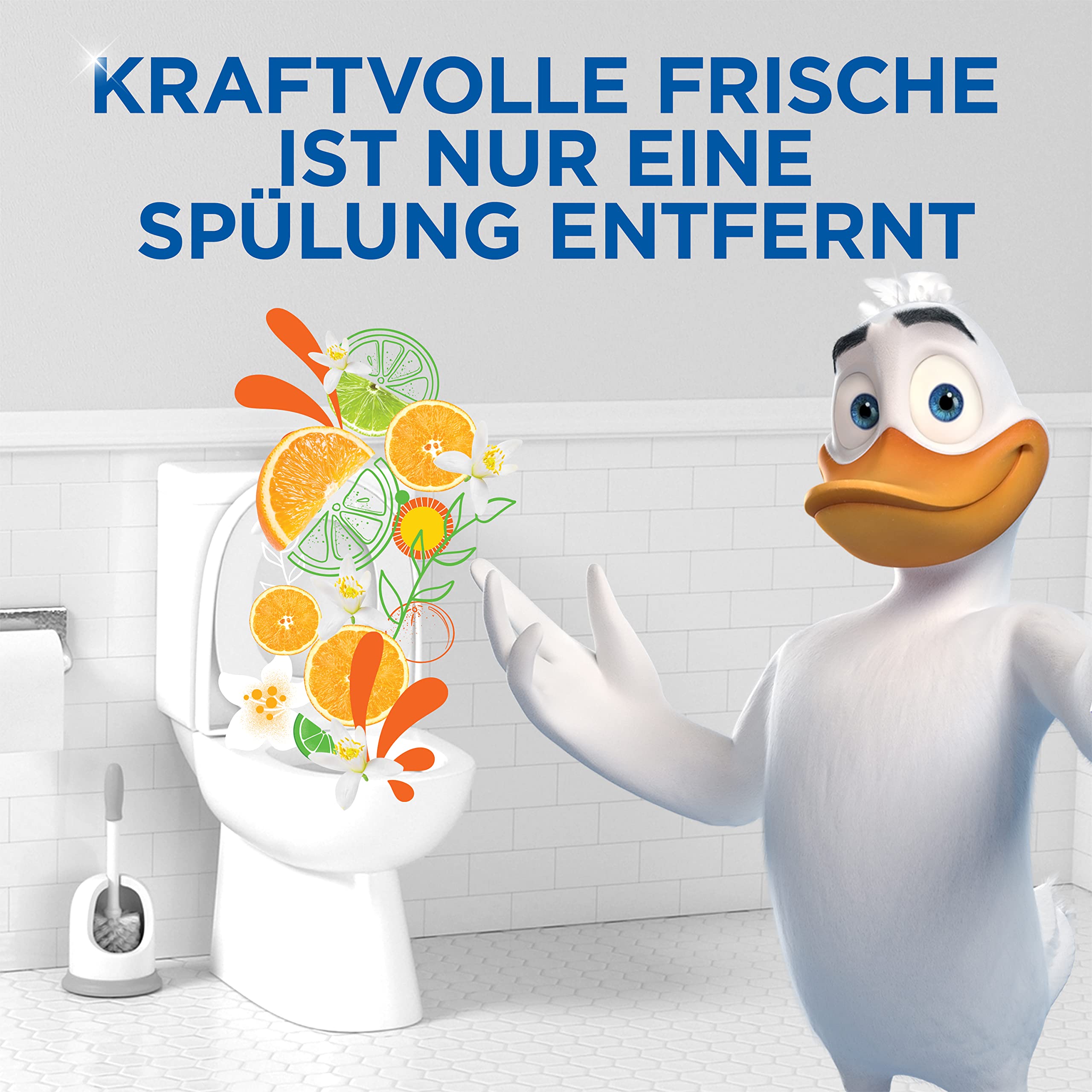 WC-Ente WC Active WC-Einhänger Starter, Citrus, 1er Pack, (1 x 40g) 4