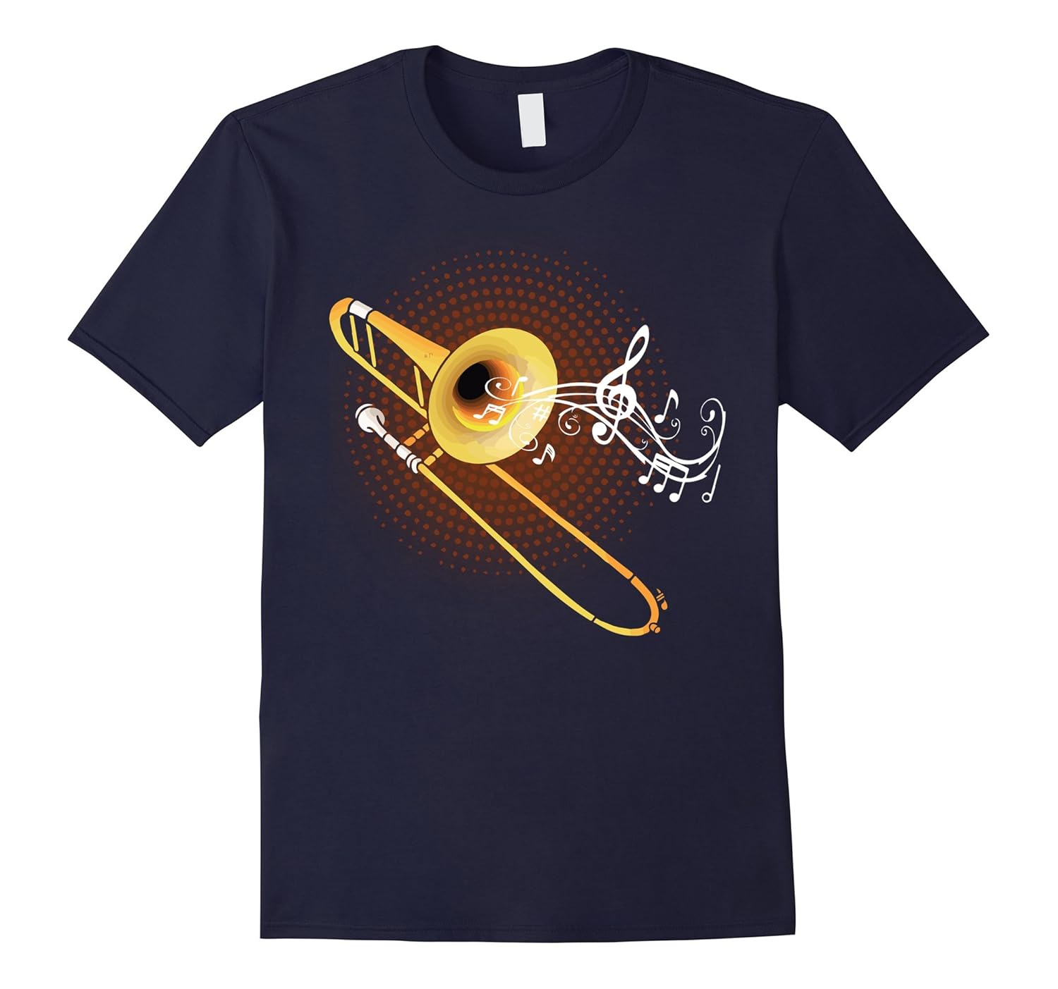 Trombone Shirt Trombone Music Tee Trombonist Marching Band-Rose