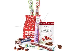 BUNNY · JAMES · Beef Jerky Gift Bag for Adults: High-Protein Meat Treats for Men & Dad - Unique Snack Variety Pack for Any Occasion - Great Gift For Men