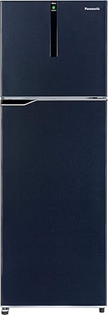 Panasonic 336 L 3 Star Inverter Frost-Free Double-Door Refrigerator (NR-BG341VDA3, Deep Ocean Blue)