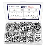 1100 Pcs Spring Lock Washers Assortment Kit, Metric
