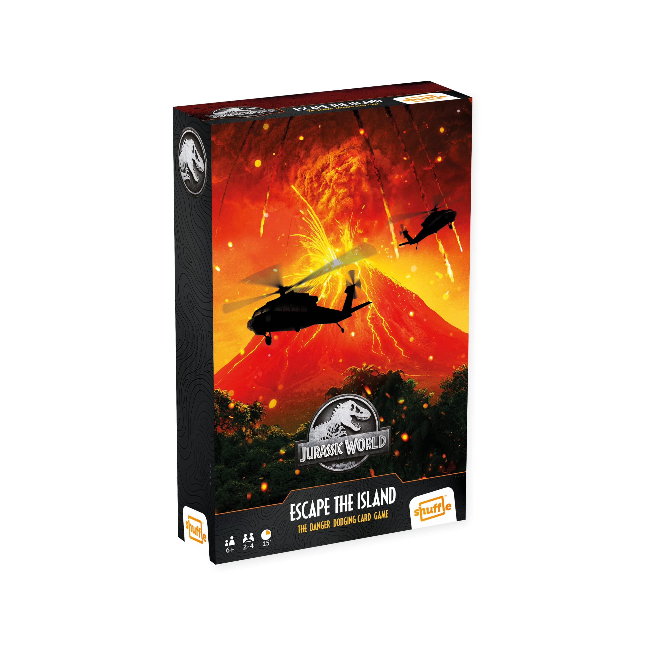 Cartamundi Jurassic World Escape The Island Card Game, For 2-4 Players, Great Gift For Kids Aged 6+