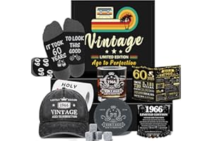 60th Birthday Gifts for Men, Cool 60th Birthday Decorations for Men, 60 Year Old Gifts for Men Who Have Everything, 1966 60th