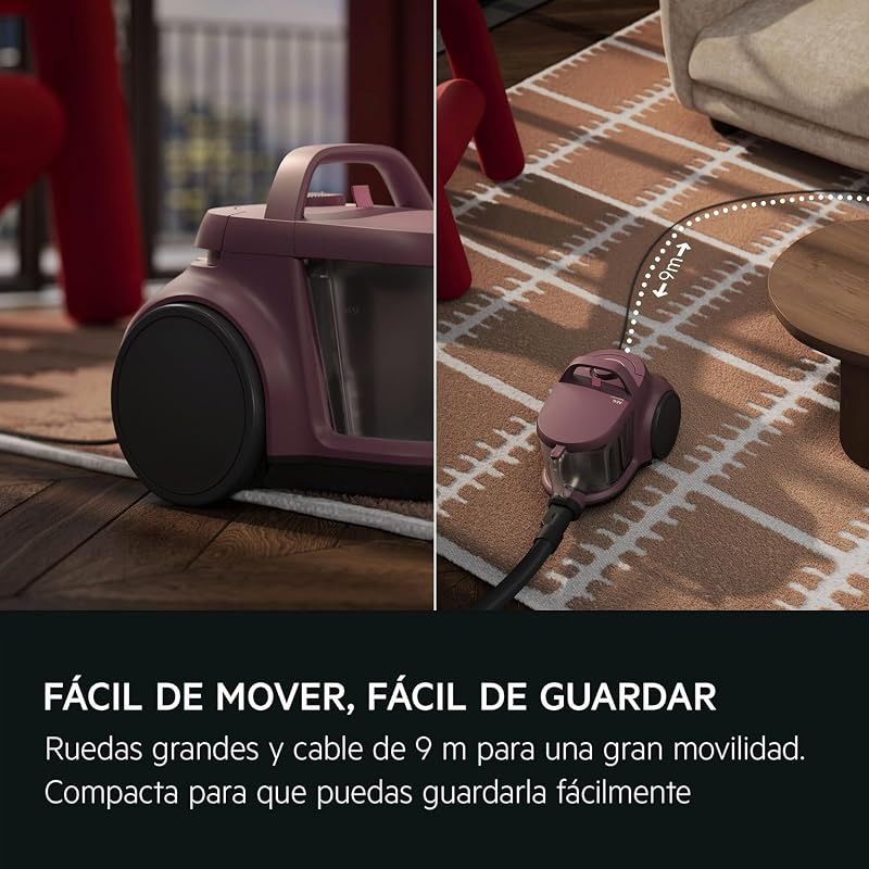 Aspirador de Trineo 1000 W AL51C1DRF Rojo
