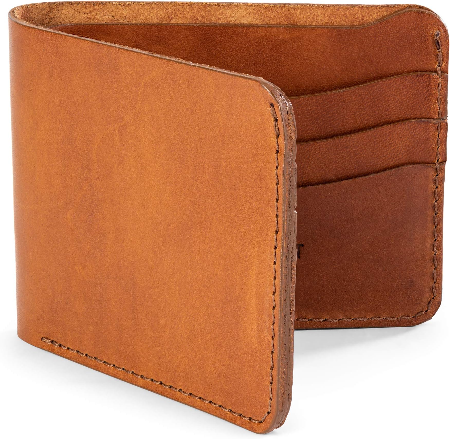 Jackson Wayne Full Grain Leather Bifold Wallet Multi-Card Holder