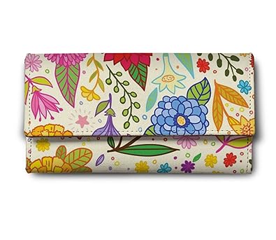 ShopMantra multi flower Multicolor Ladies Wallet LW00000225