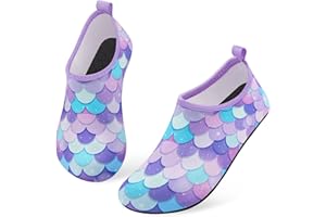 TANAMO Toddler Water Shoes for Kids Boys Girls，Swim Quick Dry Aqua Socks Little Kid Baby Youth Children Non-Slip for Beach Pool Outdoor Sports Walking
