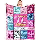 11 Year Old Girl Birthday Gifts - Birthday Gift for 11-Year-Old Girls - 11th Birthday Decorations for Girls - 11 Years Old Girl Gift Ideal for Daughter Granddaughter Niece - 11th Blanket 50"X60"