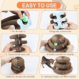 bonitacrylic Double-Layer Kitty Kurlz Cat Toy, Cardboard Enrichment Mat view 3