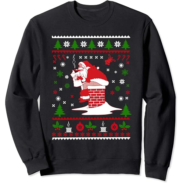 Funny Christmas Sweatshirt - 'You'll Shoot Your Eye Out' Ugly Sweater Style Crewneck, Unisex Sizes S-5XL - View #7