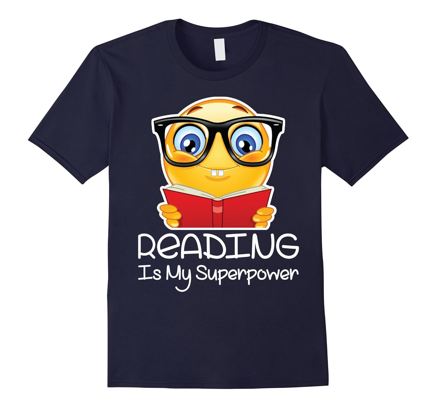 Reading Is My Superpower TShirt for lover reader books emoji-Rose