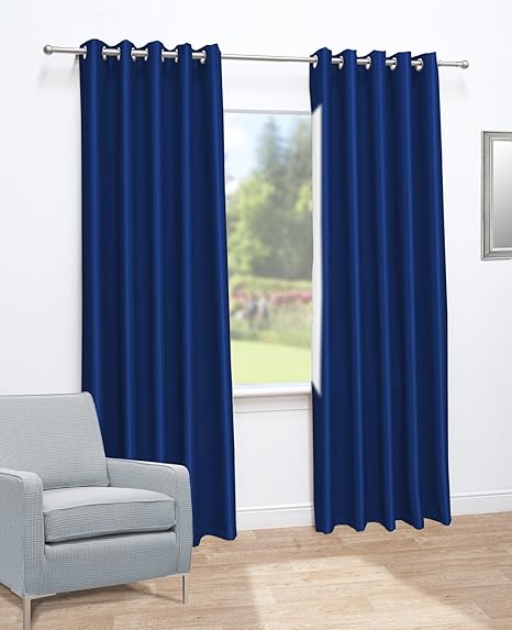 John Aird Stars Thermal Blackout Ready Made Eyelet Curtains 90