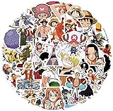 50pcs Cartoon Japanese Anime One Pice Stickers for