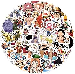50pcs Cartoon Japanese Anime One Pice Stickers for