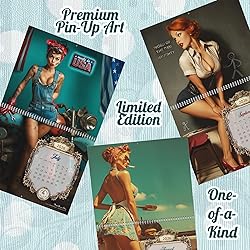 Pin-Up Calendar 2026, Caught in the Act, 2-Panel