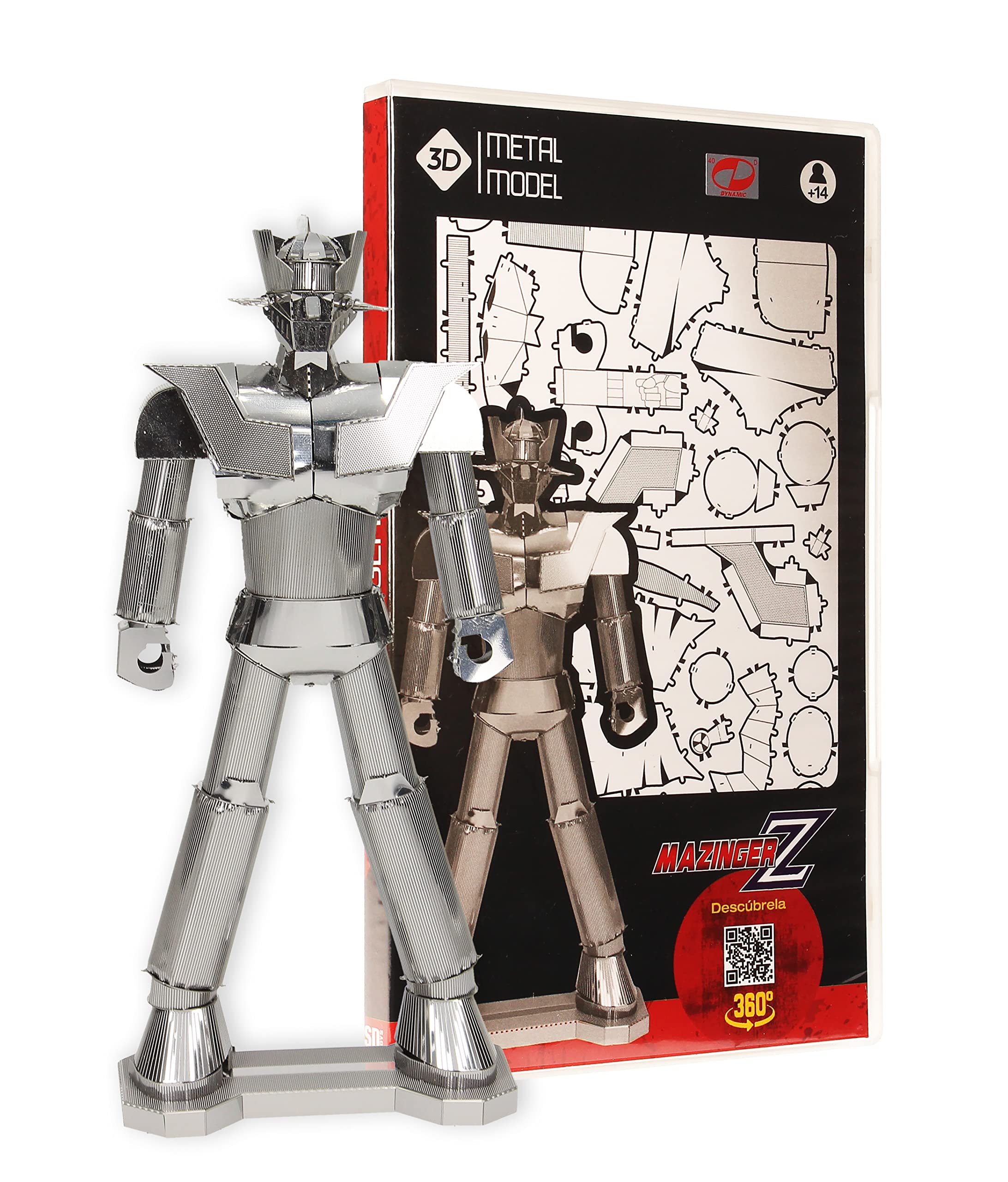 Mazinger Z Puzzle 3D Metal Figure, 15 cm (SD Toys SDTSDT89645)