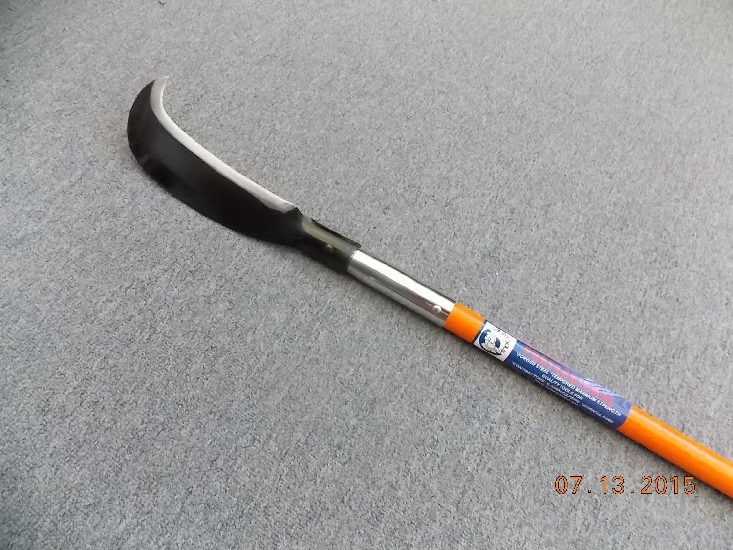 Bill Hook (Brush Axe)-ditch Bank Blade, Unique with Long Fiberglass Handle