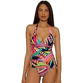 Trina Turk Womens Paralia Tankini Bikini Top, Adjustable, Swimwear Separates for Women