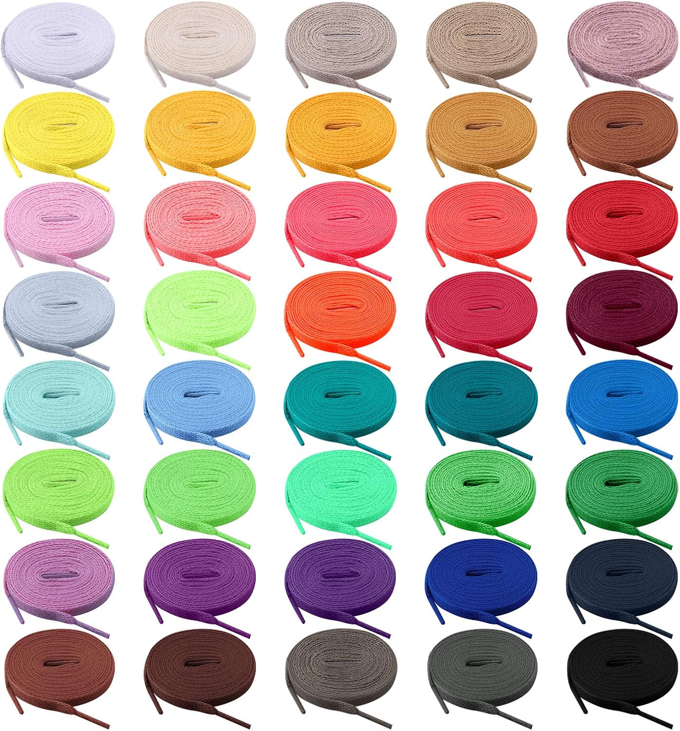 Lot De 120 Paires De Lacets Kiwi - Différentes Références - Neufs Sous Blister