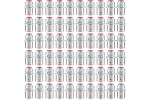 Relaxweex Metal-Clad Cable Connectors Zinc Electrical Conduit Connector 3/8" Snap in Connectors for Steel and Aluminum Cable(60 Pack)