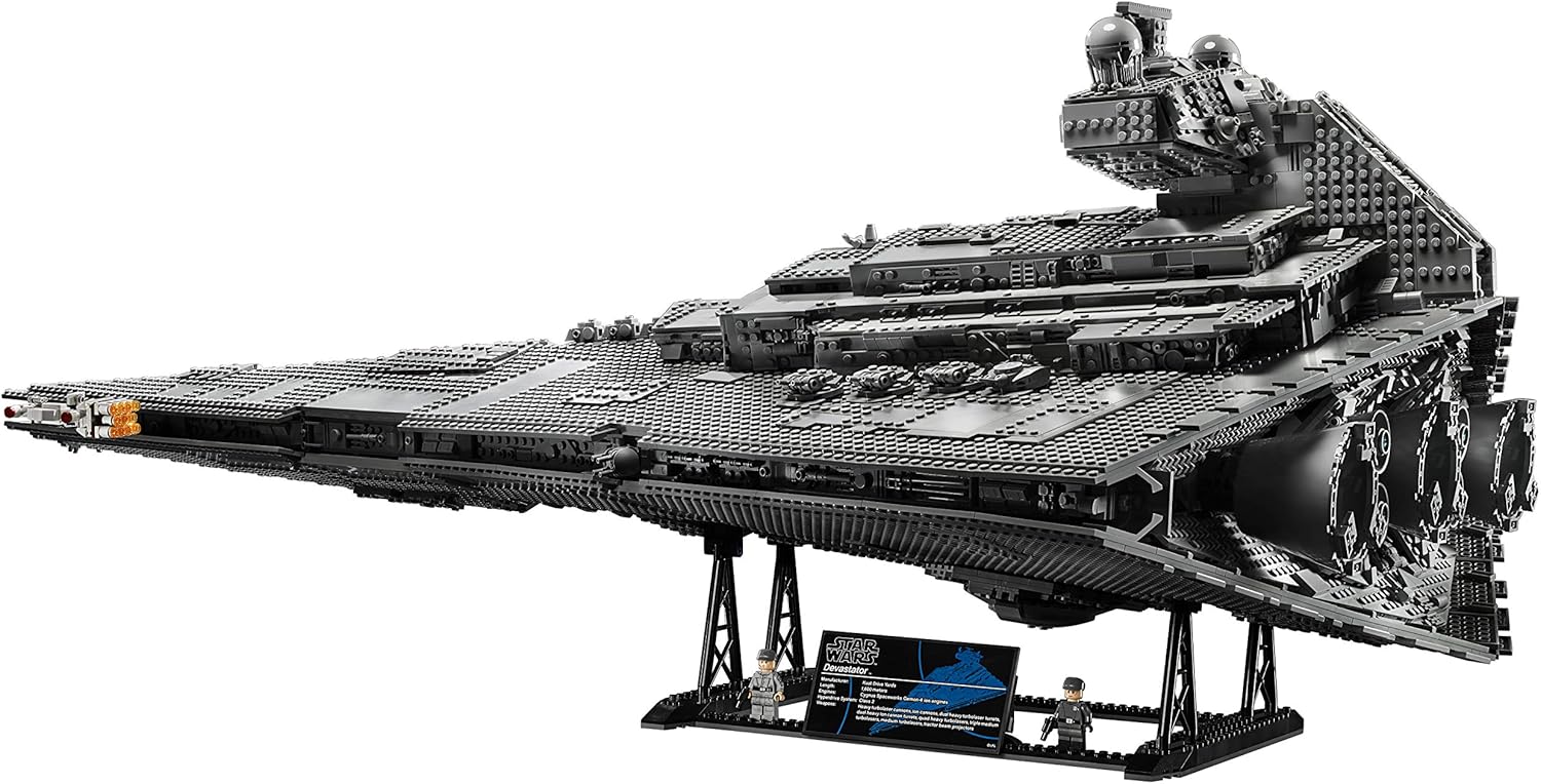 LEGO 75252 Star Wars Imperial Star Destroyer, Collectible Model Building kit, Ultimate Collector Series, Home Décor Gift Idea - Image 4