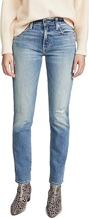 mid rise cigarette jeans
