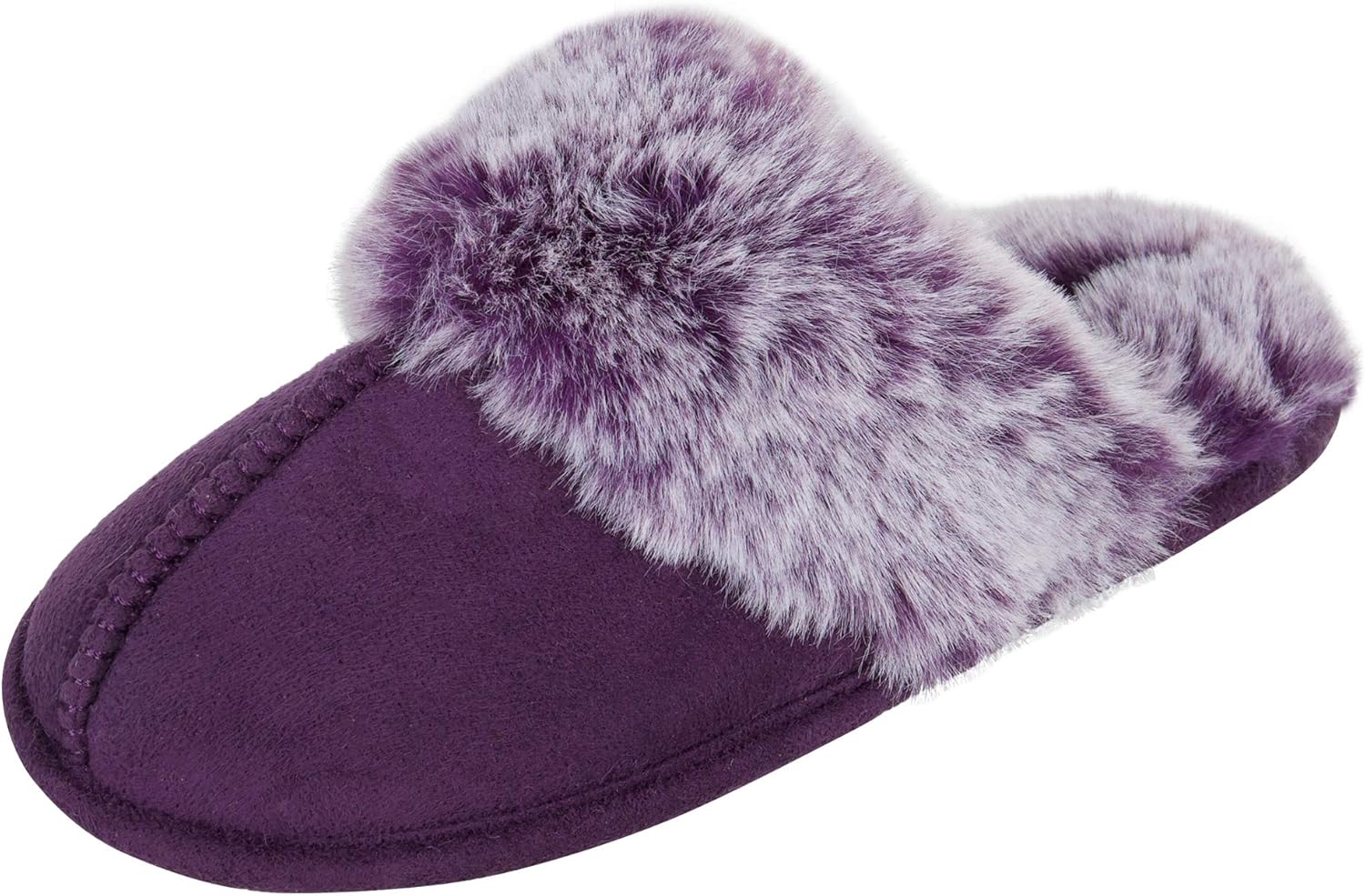  | Jessica Simpson Girls Comfy Slippers - Cute Faux Fur Slip-on Shoes Memory Foam House Slipper | Slippers