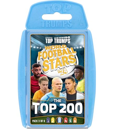 Amazon.com: World Football Stars Top 200 - Pack 2 Top Trumps Card