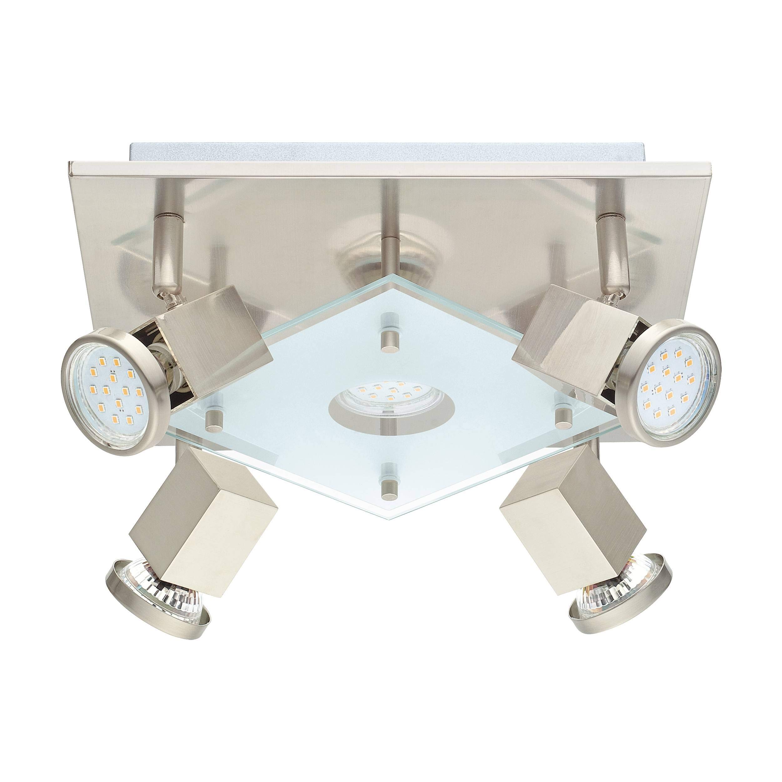 Eglo Pawedo DL/5 270x270 Ceiling Light Matte Nickel/Satinated 93084 E