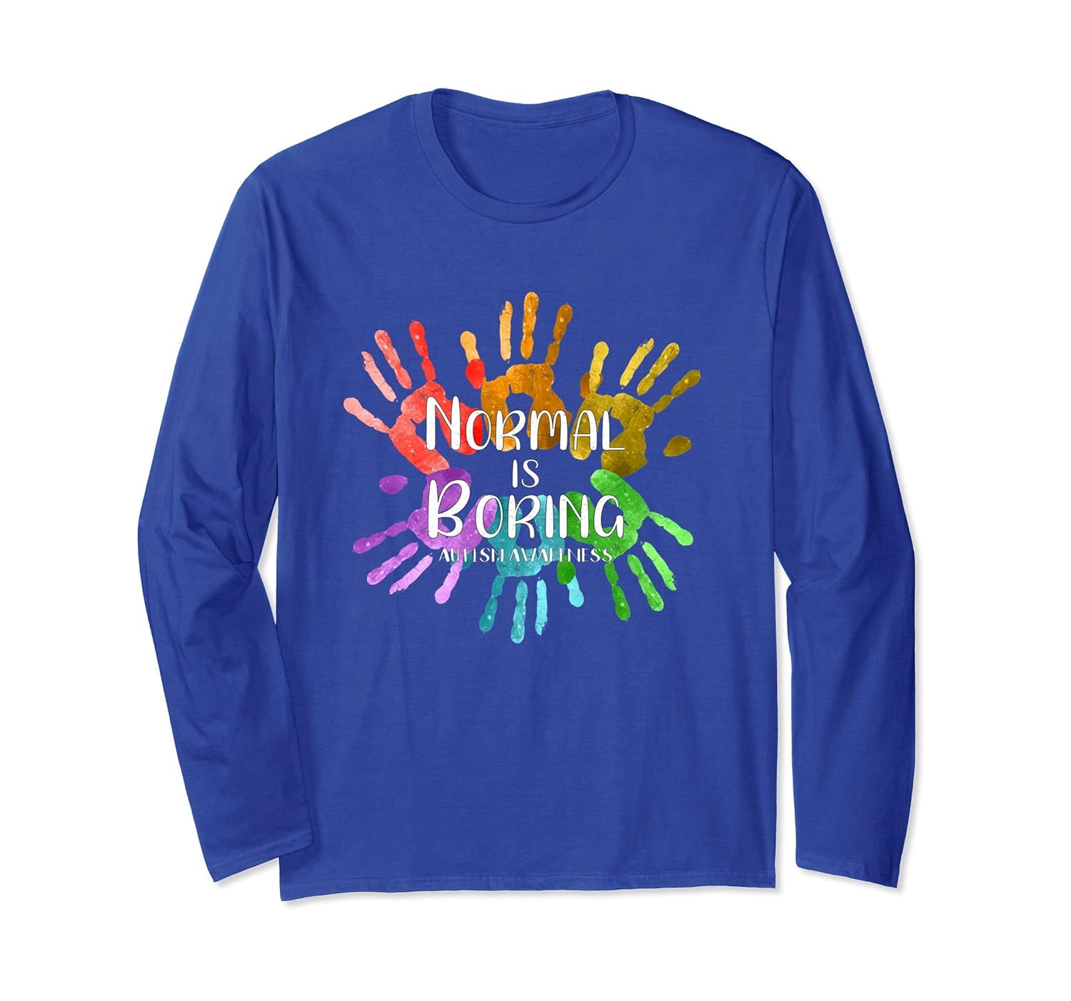 Normal Is Boring Kid Autism Awareness Love Long Sleeve Shirt-anz