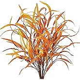 Sggvecsy 6Pcs Fall Leaves Stem Artificial Fall Greenery Stem Autumn Faux Plants Artificial Autumn Branches Fake Leaf Bouquet for Thanksgiving Home Vase Table Centerpieces Harvest Festival Decor