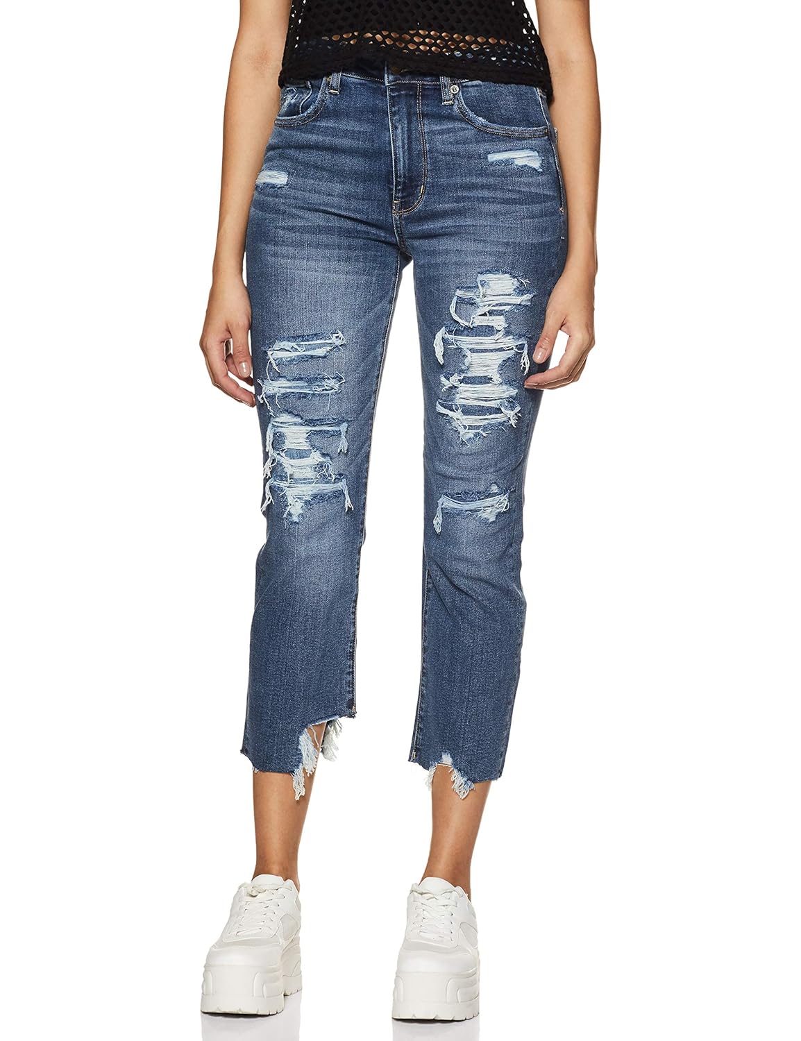 Buy American Eagle Women's Slim Fit Straight Jeans at Amazon.in