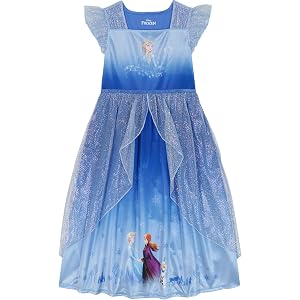 Disney girls Frozen Fantasy Gown Nightgown