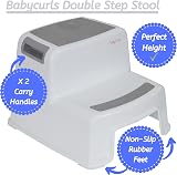 Babycurls Toddler Potty Training Seat with Handles & Non-Slip Double Step Stool view 4