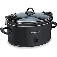Crock-Pot Cook and Carry Portable Manual Slow Cooker, Black - SCCPVL600-B, 6 Quarts
