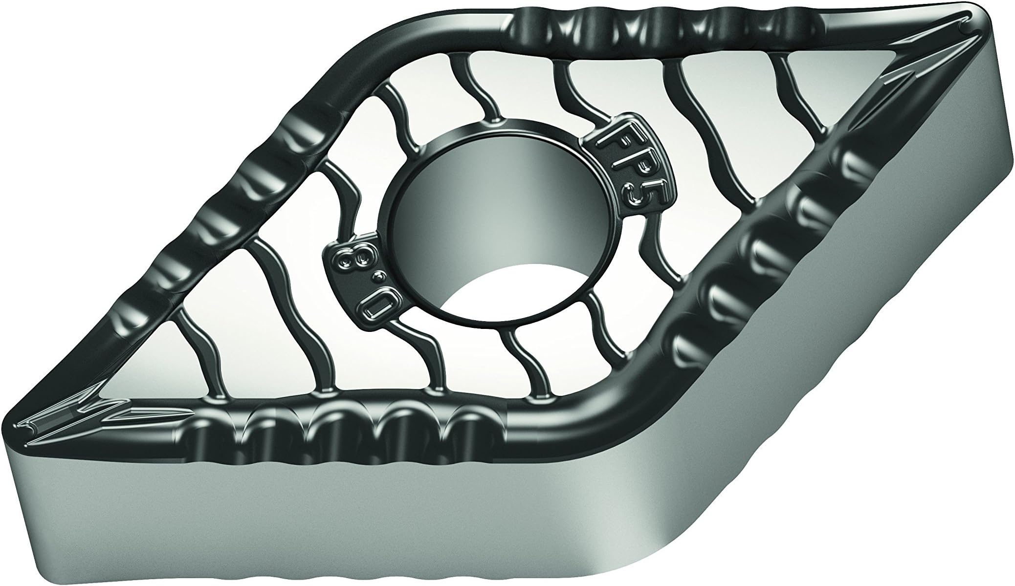 Walter Tools DNMG110402-FP5 WPP20S Carbide Tiger-Tec Negative Indexable Turning Insert, 0.008" Corner Radius, 3/8" IC, 3/16" Thick, 0.004" - 0.020" Depth of Cut (Pack of 10)