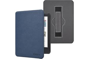 RSAquar 6" Kobo Clara Colour | BW | 2E Case with Hand Strap – Slim Protective Cover with Auto Sleep/Wake, Blue-AU