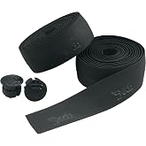 Deda Elementi Cork Handlebar Tape, Night Black, One Size | Deda Poly-MCU Handlebar Tape - Waterproof Microcellular Grip, Vibration Damping, Black