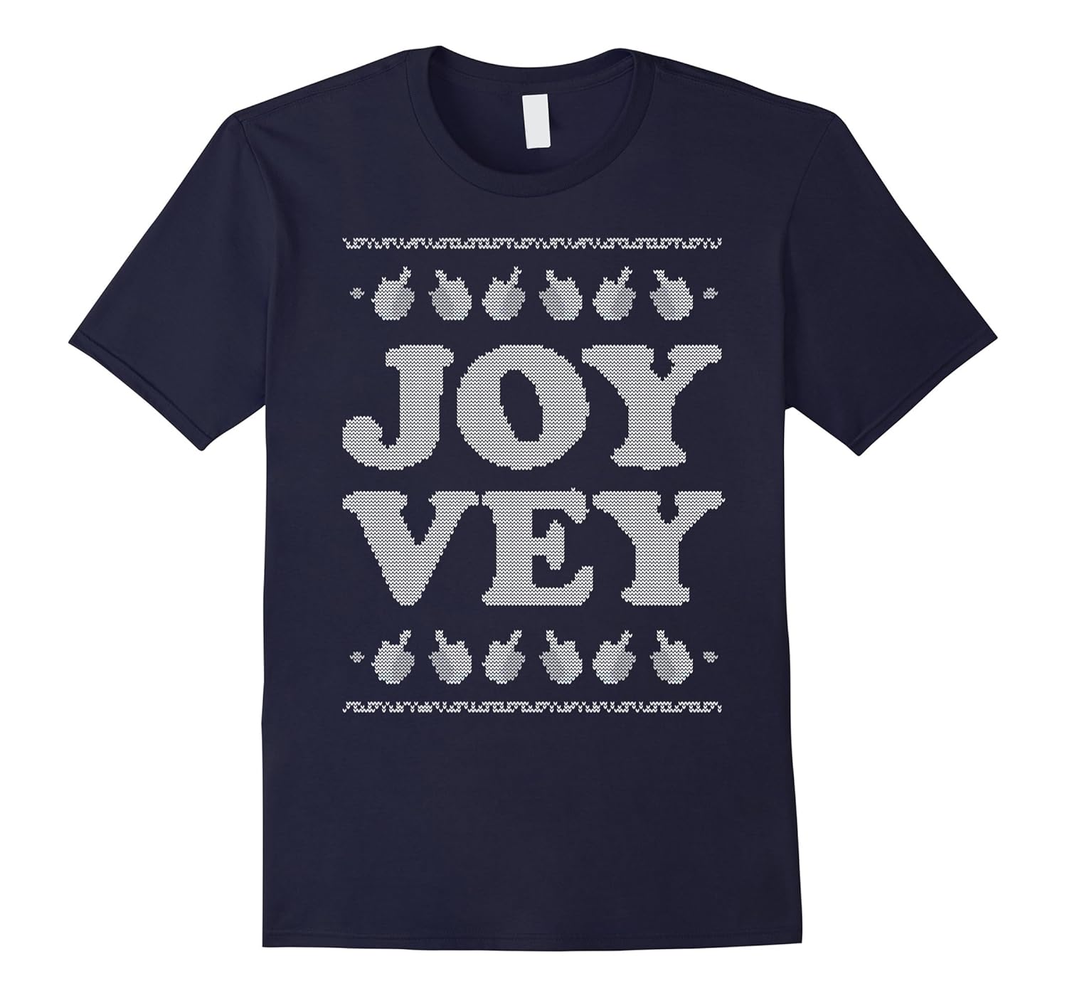 Ugly Hanukkah Sweater Joy Vey T-Shirt-ANZ