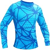 Total Soccer Factory Quantum Goalkeeper Jersey, Padded Soccer Goalie Shirt, Youth and Adult Size
