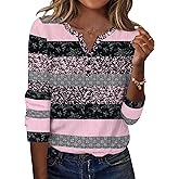 Zeagoo Long Sleeve Shirts for Women Casual V Neck Fall Tops Dressy Summer Work Blouses Clothes